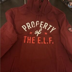 Under Armour Red Hoodie with E.L.F. Design